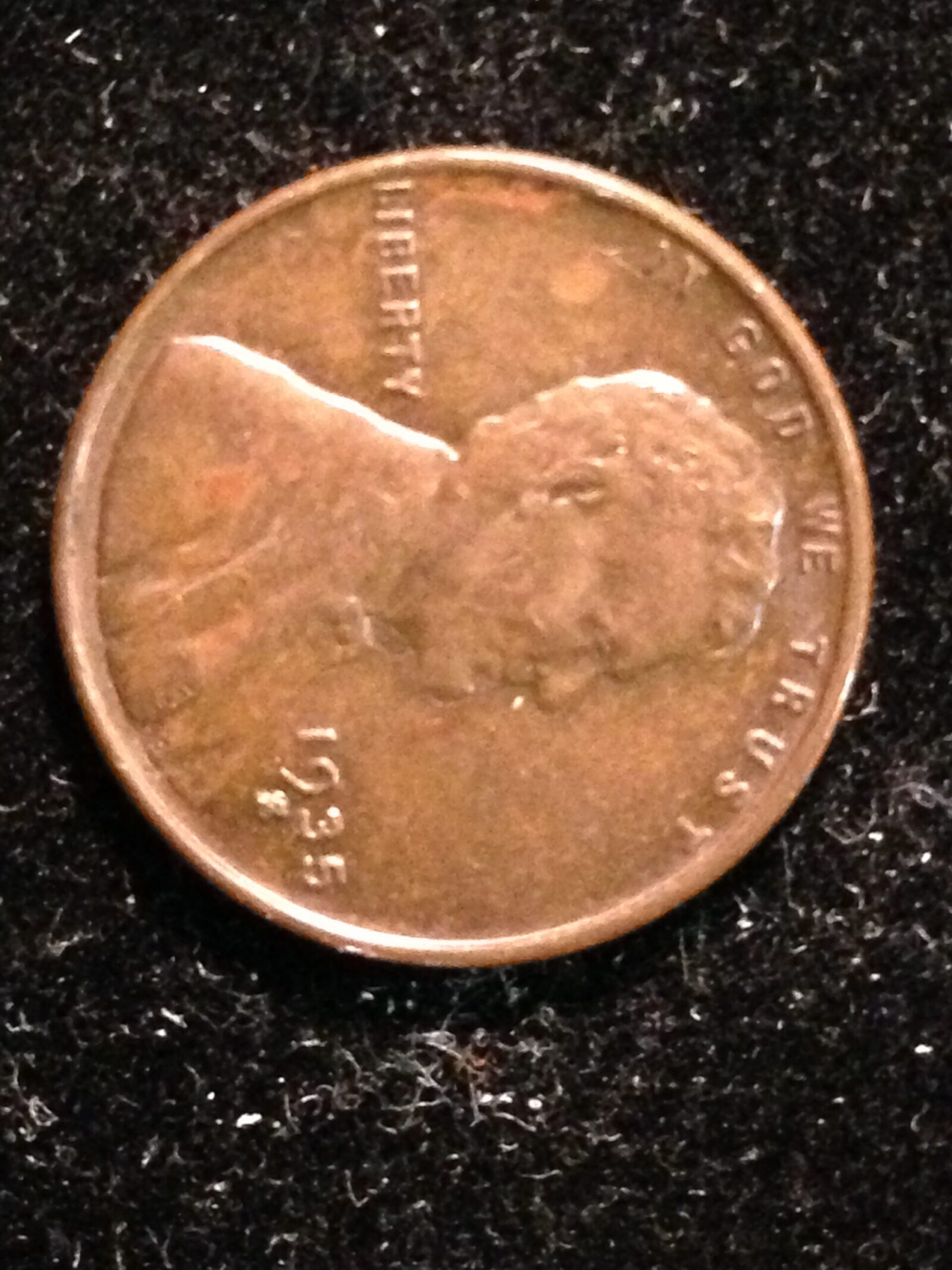 1935-S Lincoln Cent AU