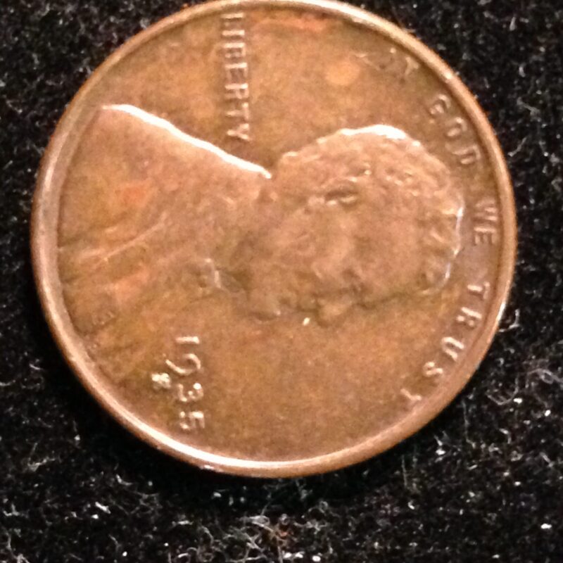 1935-S Lincoln Cent AU