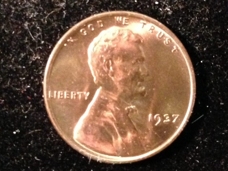 1937 Lincoln Cent MS-67