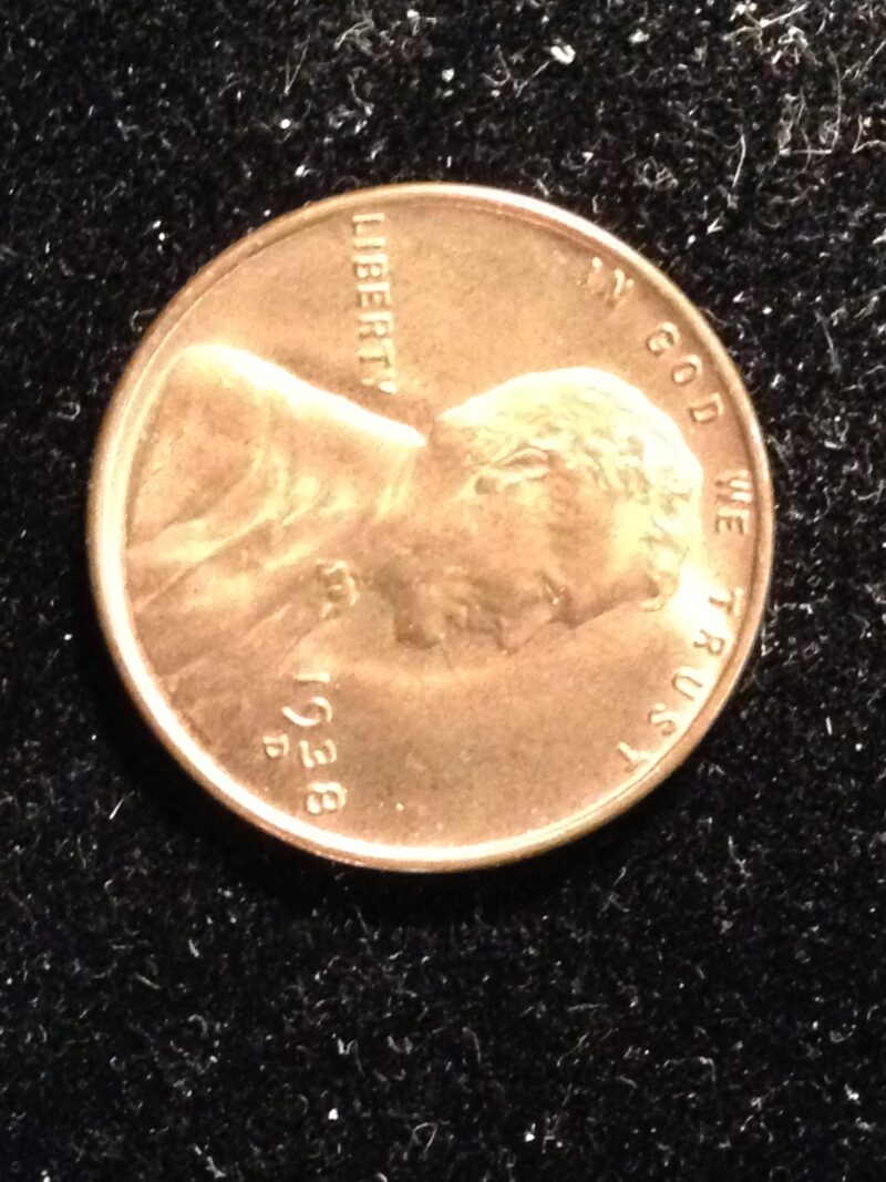 1938-D Lincoln Cent MS-65
