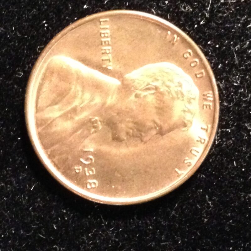 1938-D Lincoln Cent MS-65
