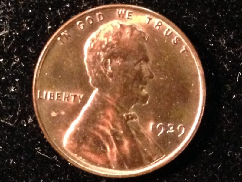 1939 Lincoln Cent MS-65