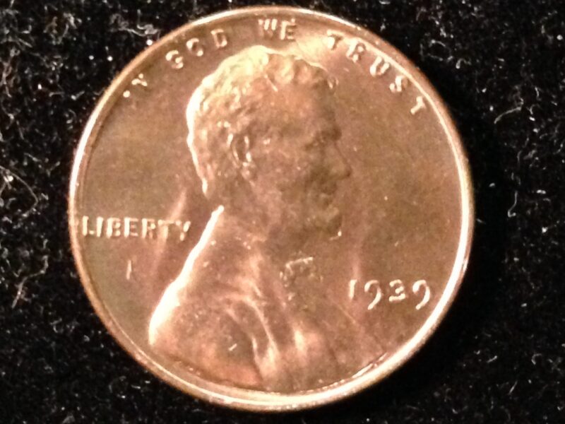 1939 Lincoln Cent MS-66
