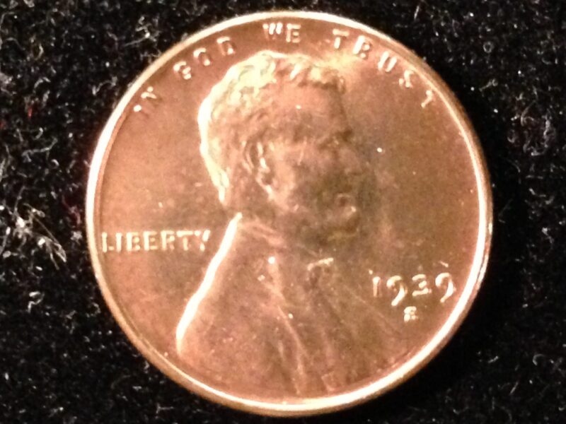 1939-S Lincoln Cent MS-64-65