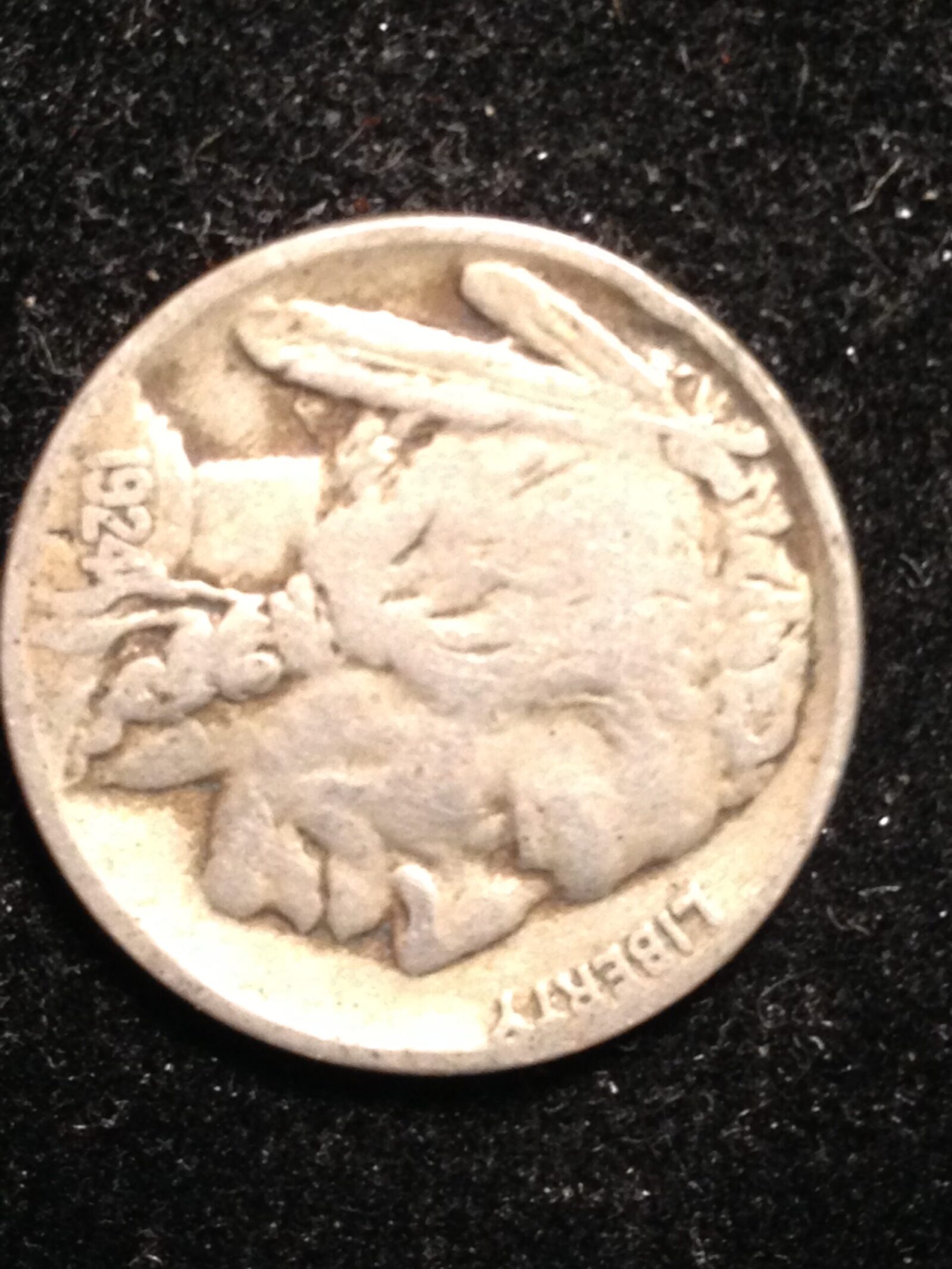 1924 Buffalo Nickel F