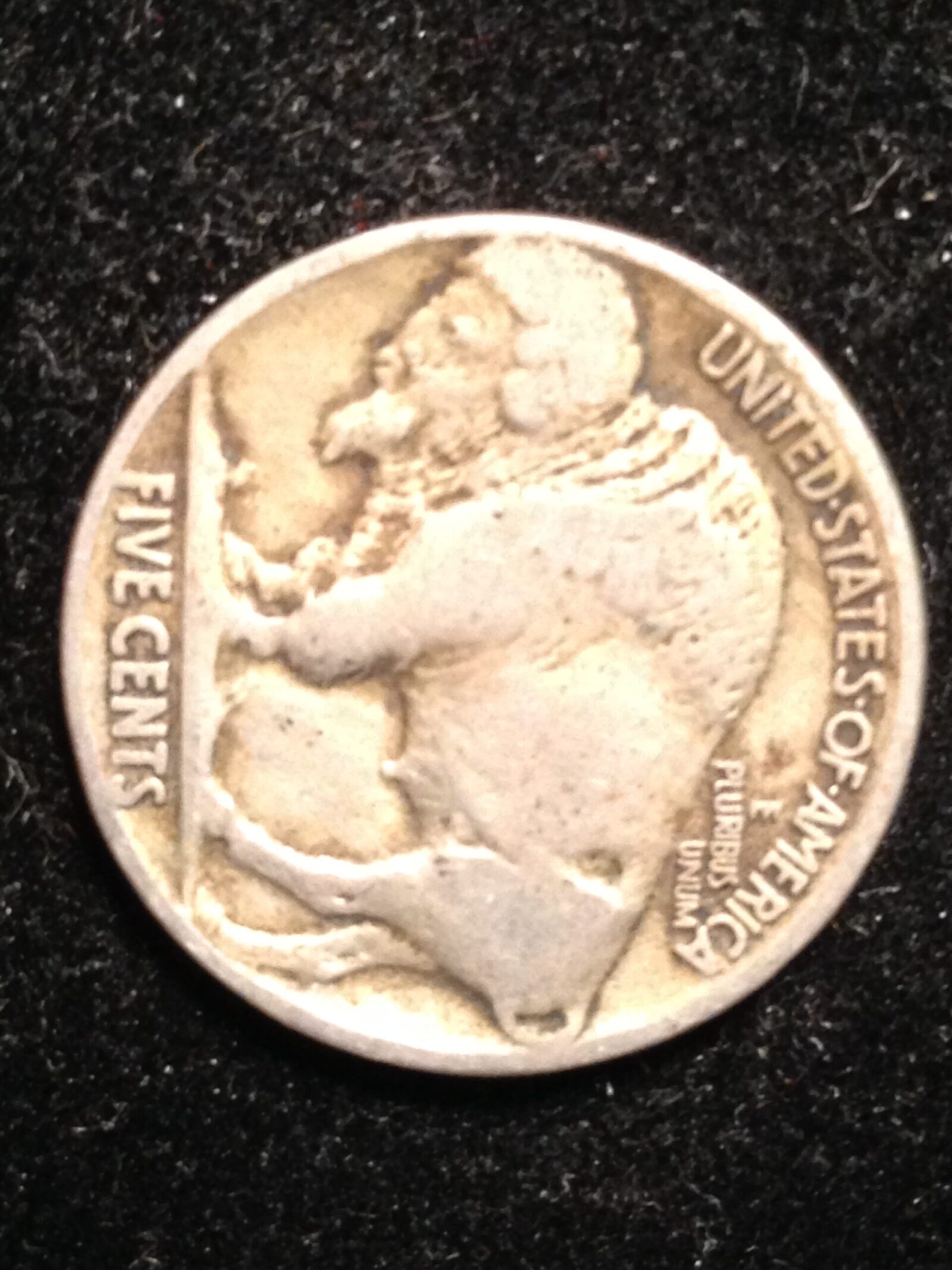 1924 Buffalo Nickel F - Image 2