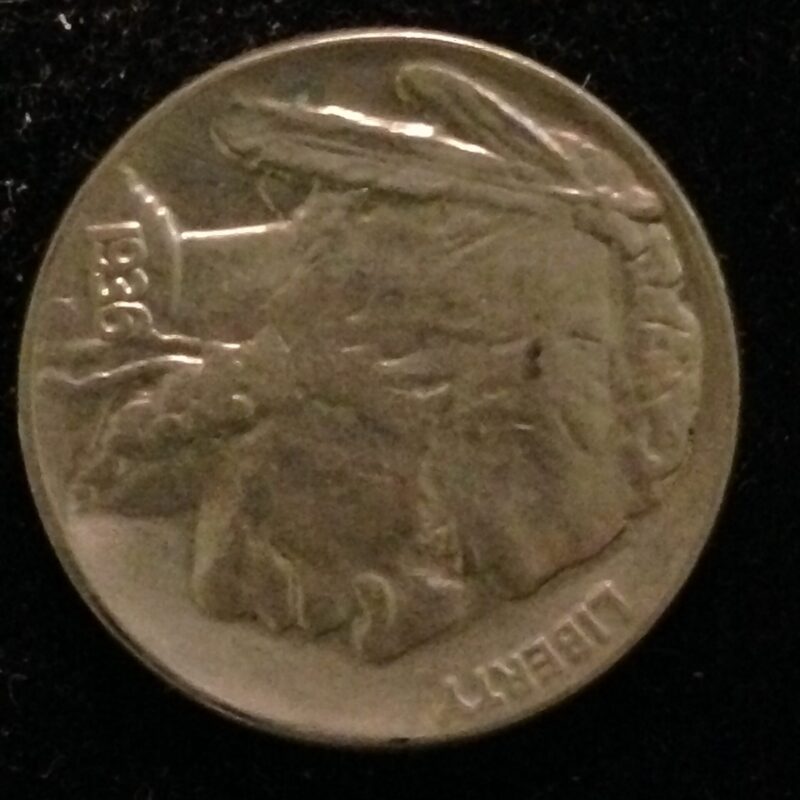 1935 Buffalo Nickel AU