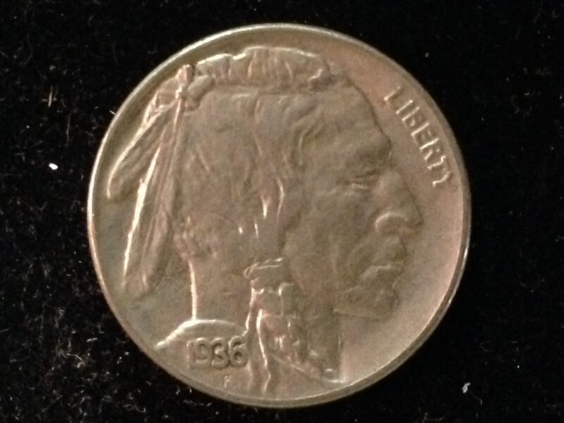 1936-S Buffalo Nickel XF