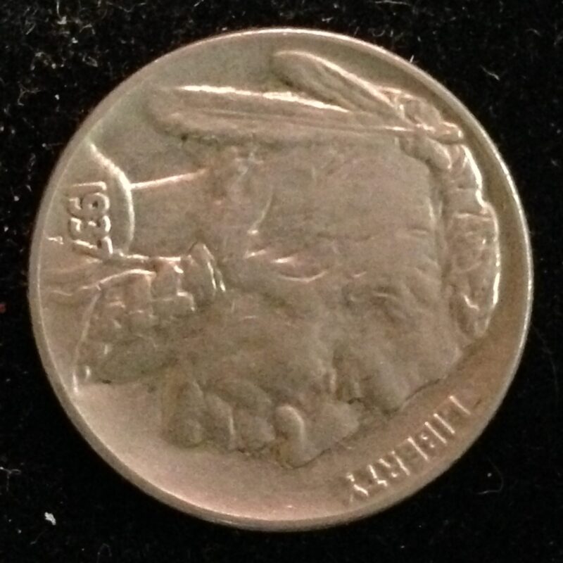 1937 Buffalo Nickel AU