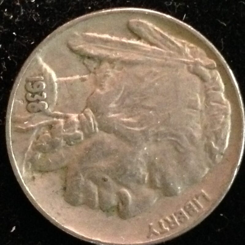 1938-D Buffalo Nickel F