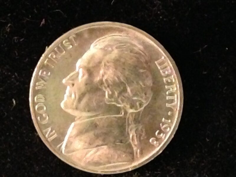 1938 Jefferson Nickel Gem BU