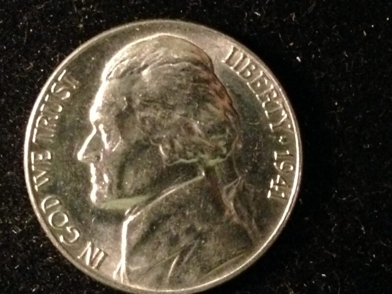 1941 Jefferson Nickel ChBU