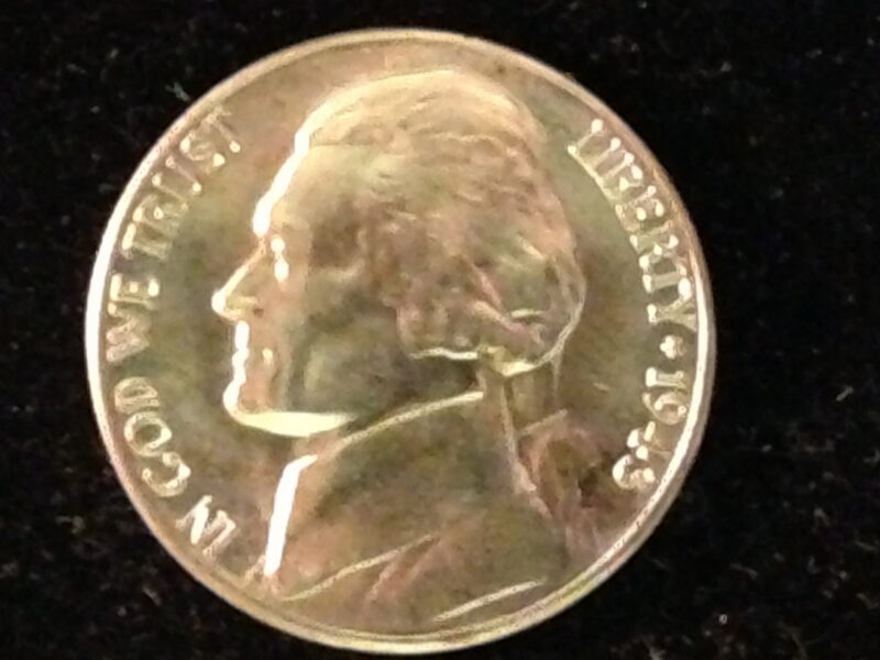 1943-D Jefferson War Time Nickel GEM BU