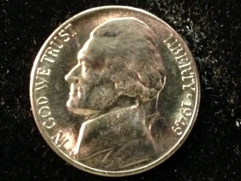 1949-S Jefferson Nickel GemBU
