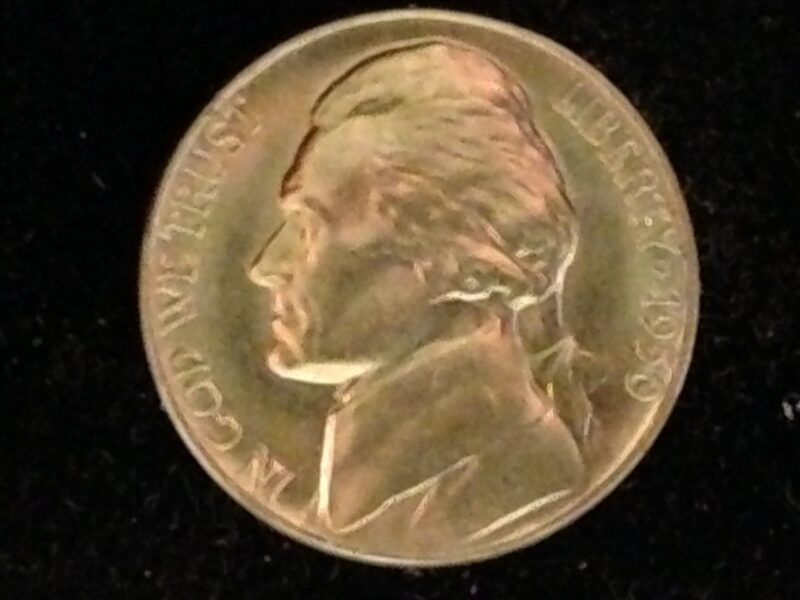 1950 Jefferson Nickel ChBU