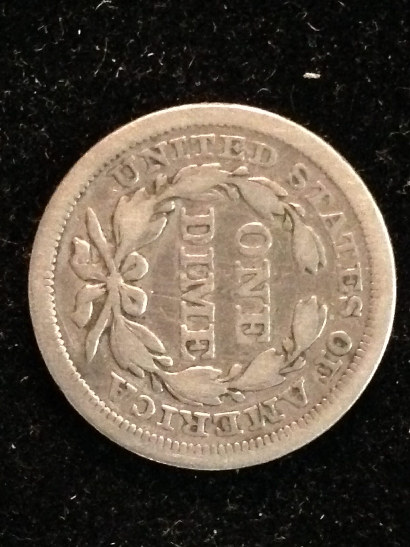 1853 Seated Dime W/arrows VG - Image 2