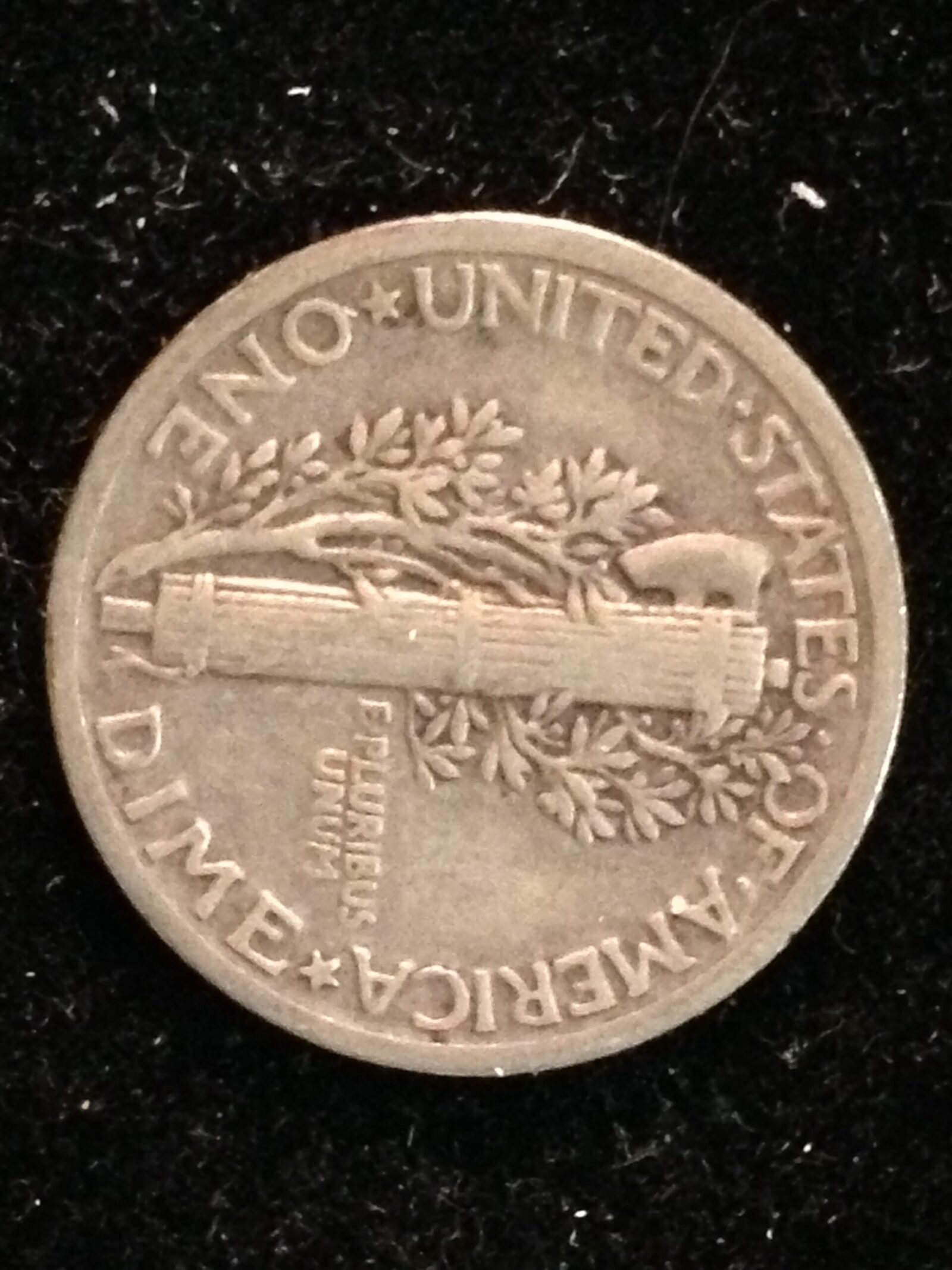 1918 Mercury Dime VF - Image 2