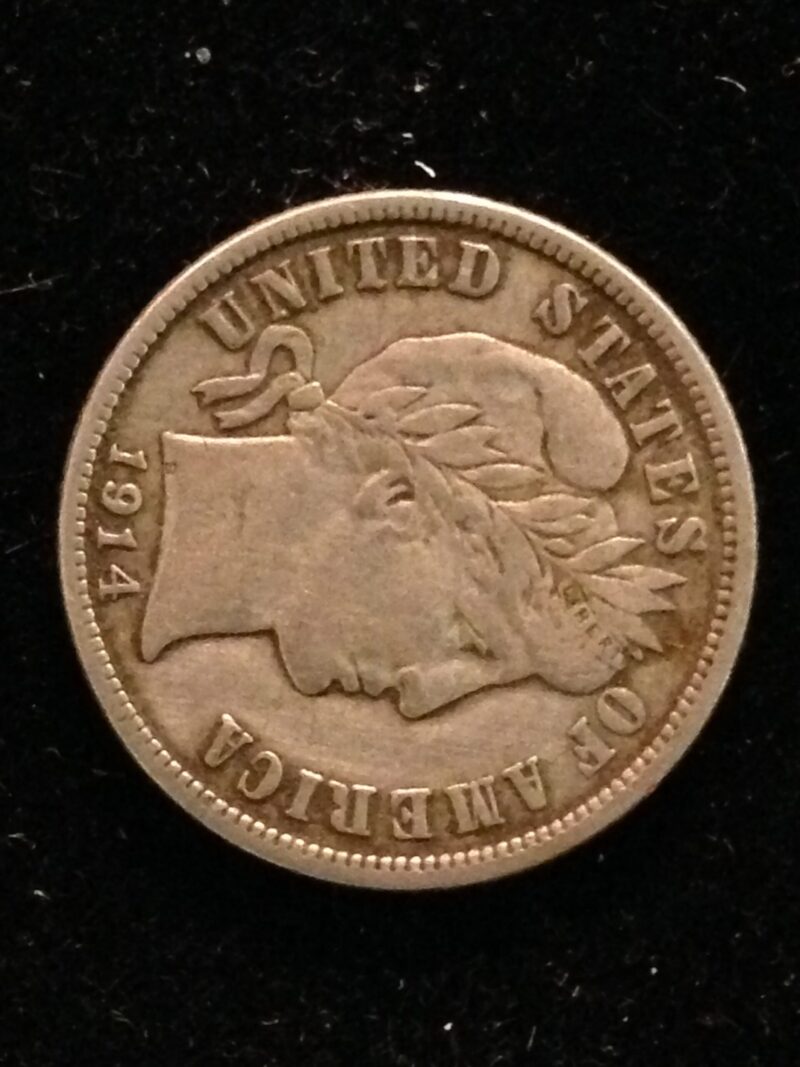 1914-D Barber Dime XF