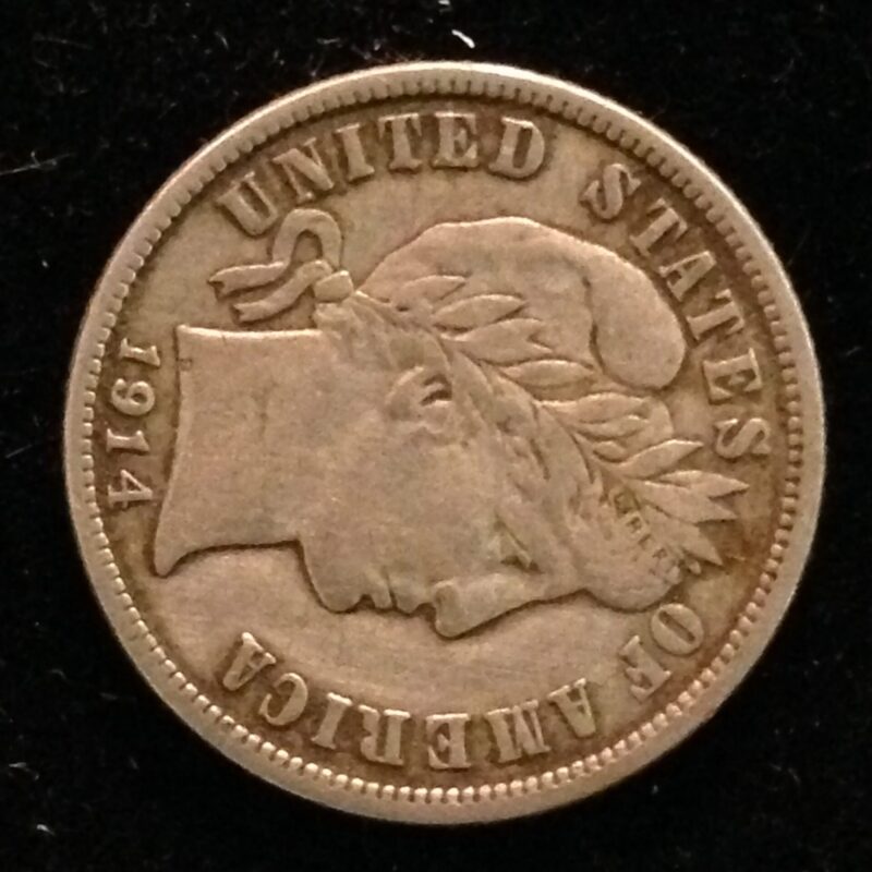 1914-D Barber Dime XF