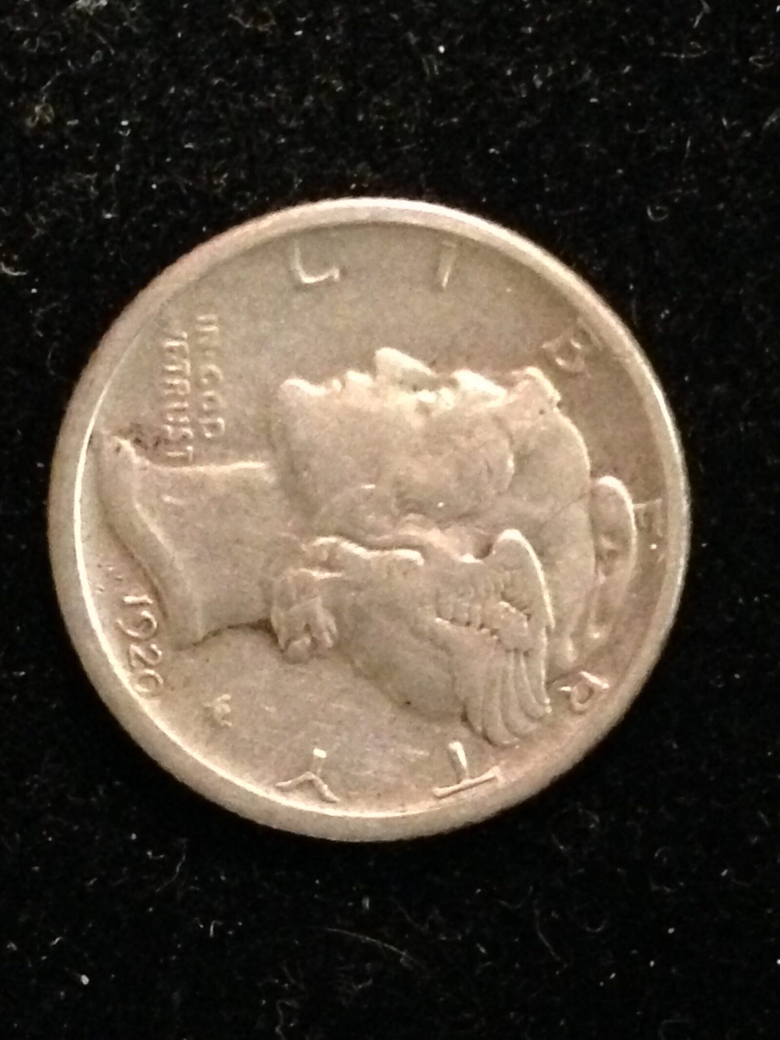 1920-S Mercury Dime F