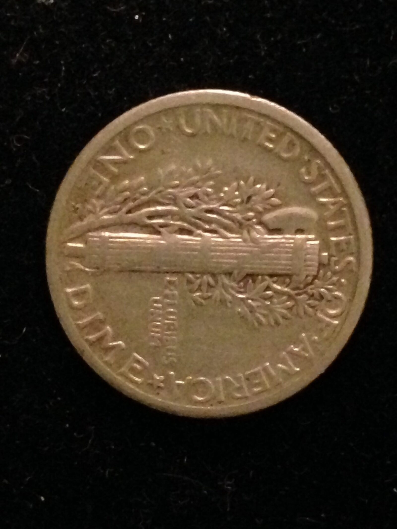 1920-S Mercury Dime F - Image 2