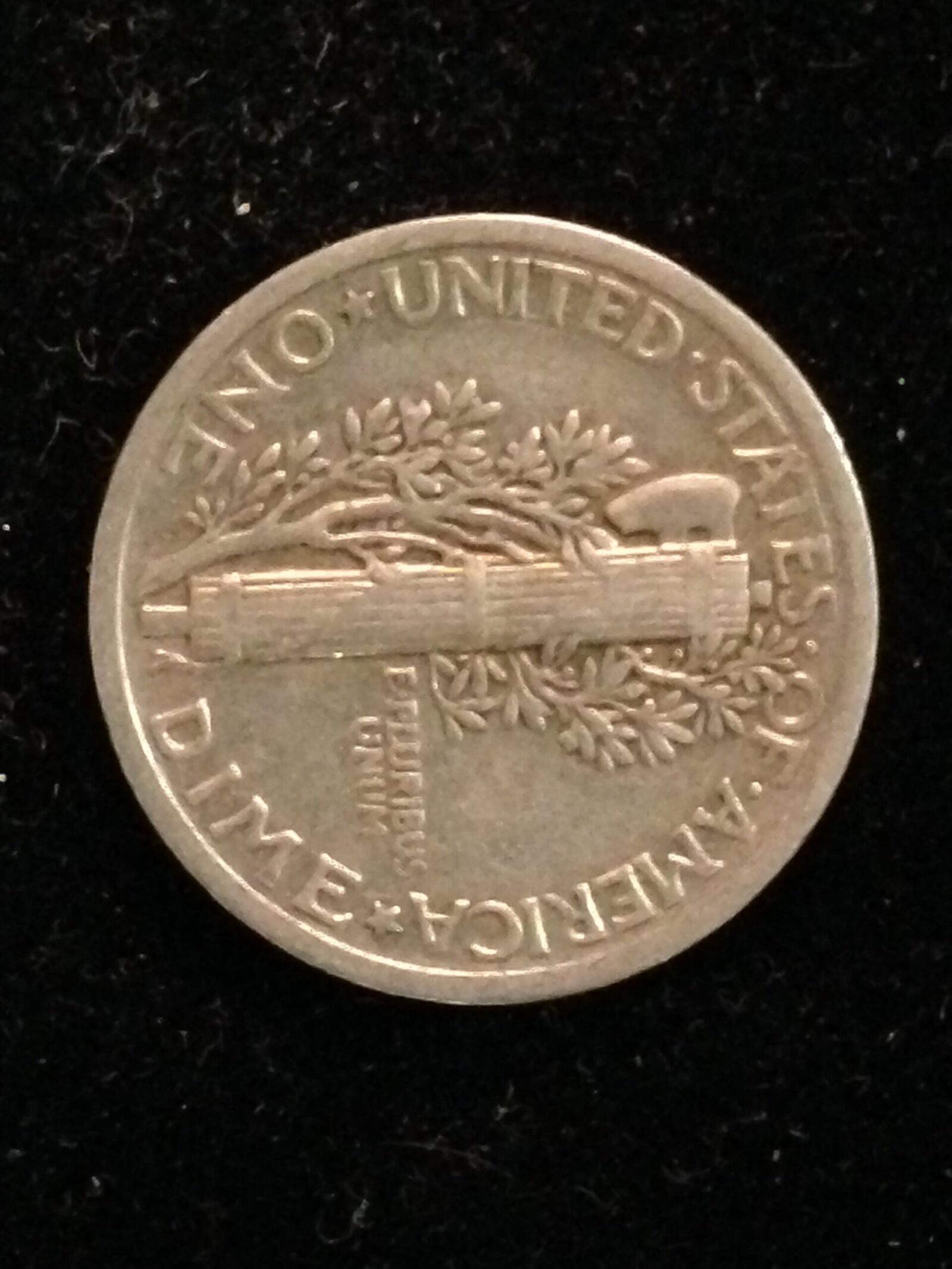 1923 Mercury Dime XF - Image 2