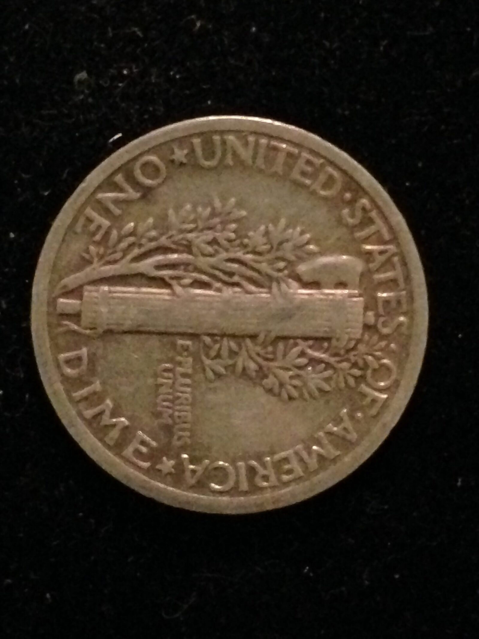 1924 Mercury Dime G - Image 2