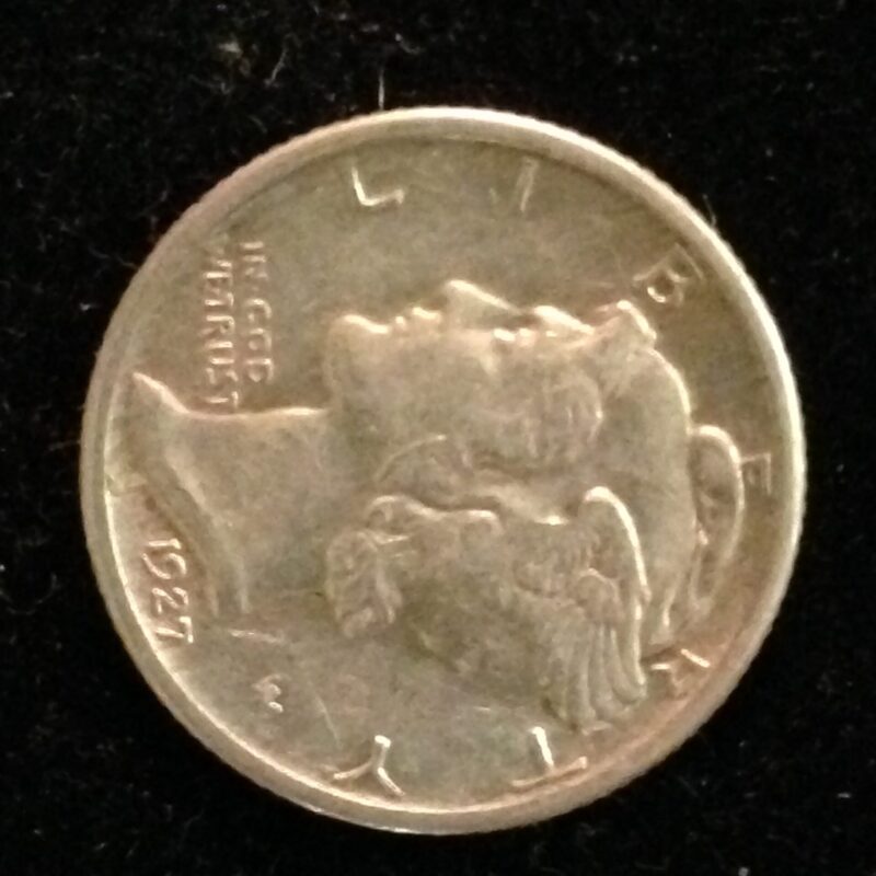 1927 Mercury Dime XF