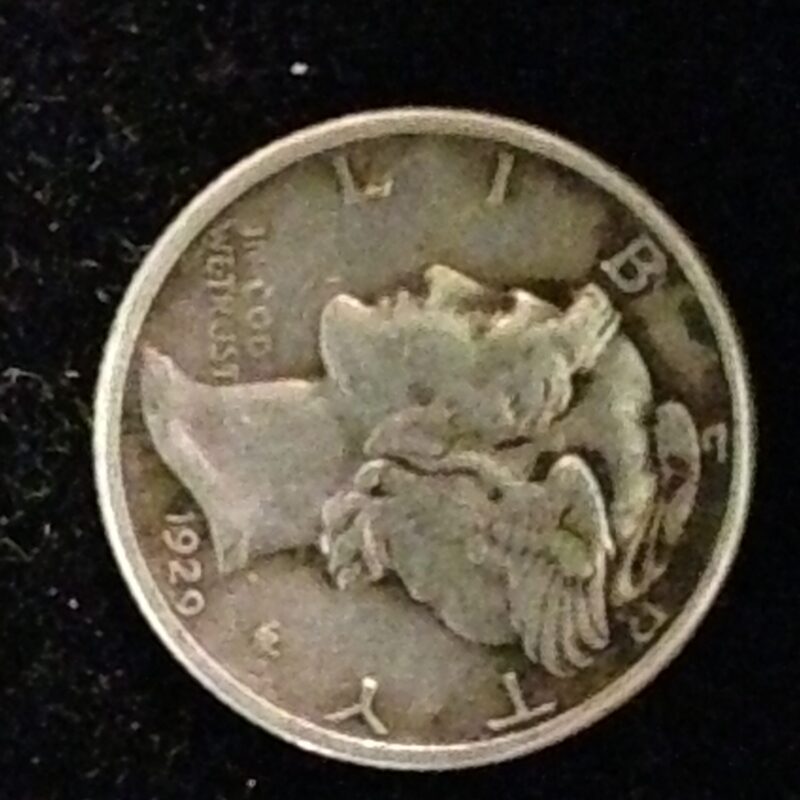 1929 Mercury Dime XF