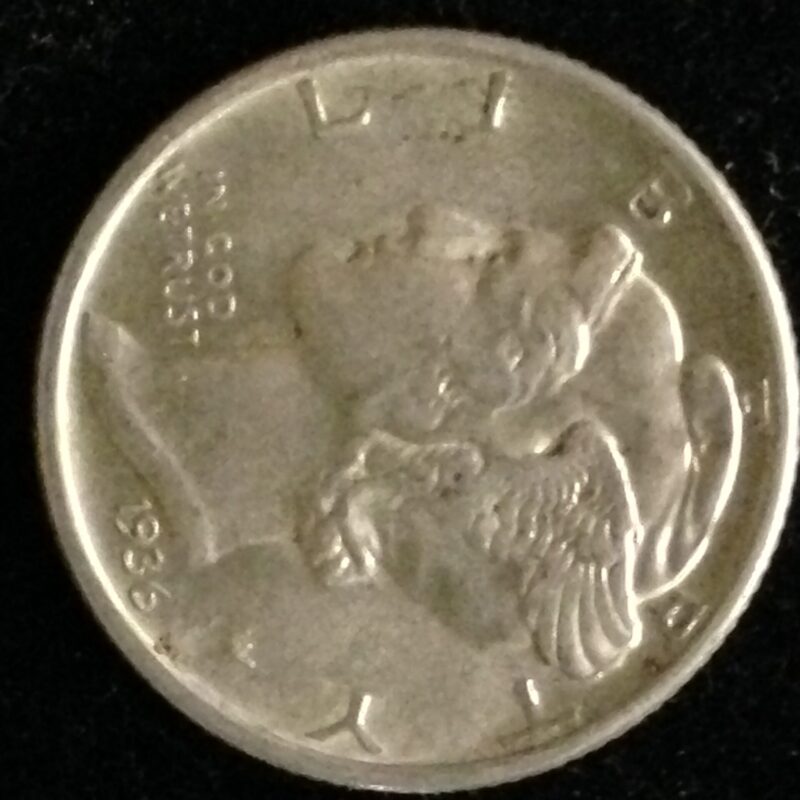 1936 Mercury Dime VG-VF