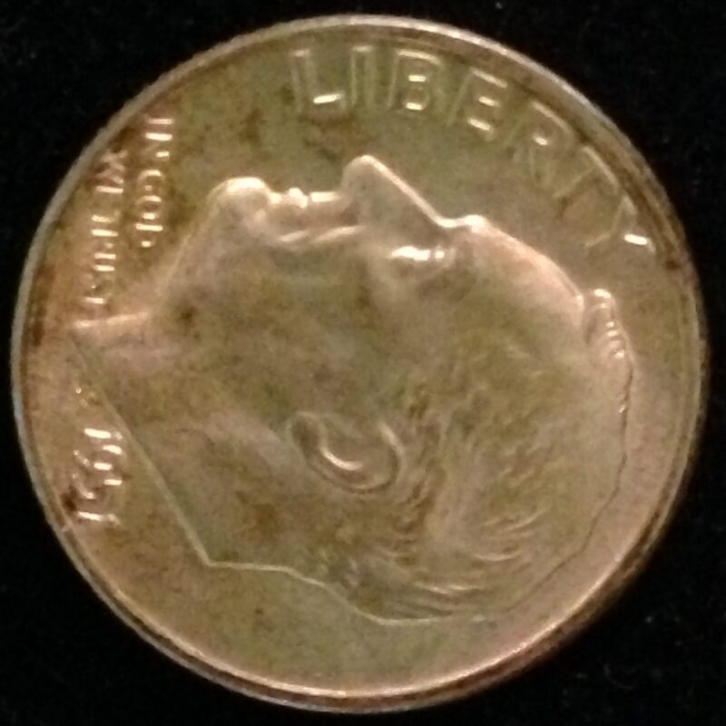 1951-D Roosevelt Dime MS-65