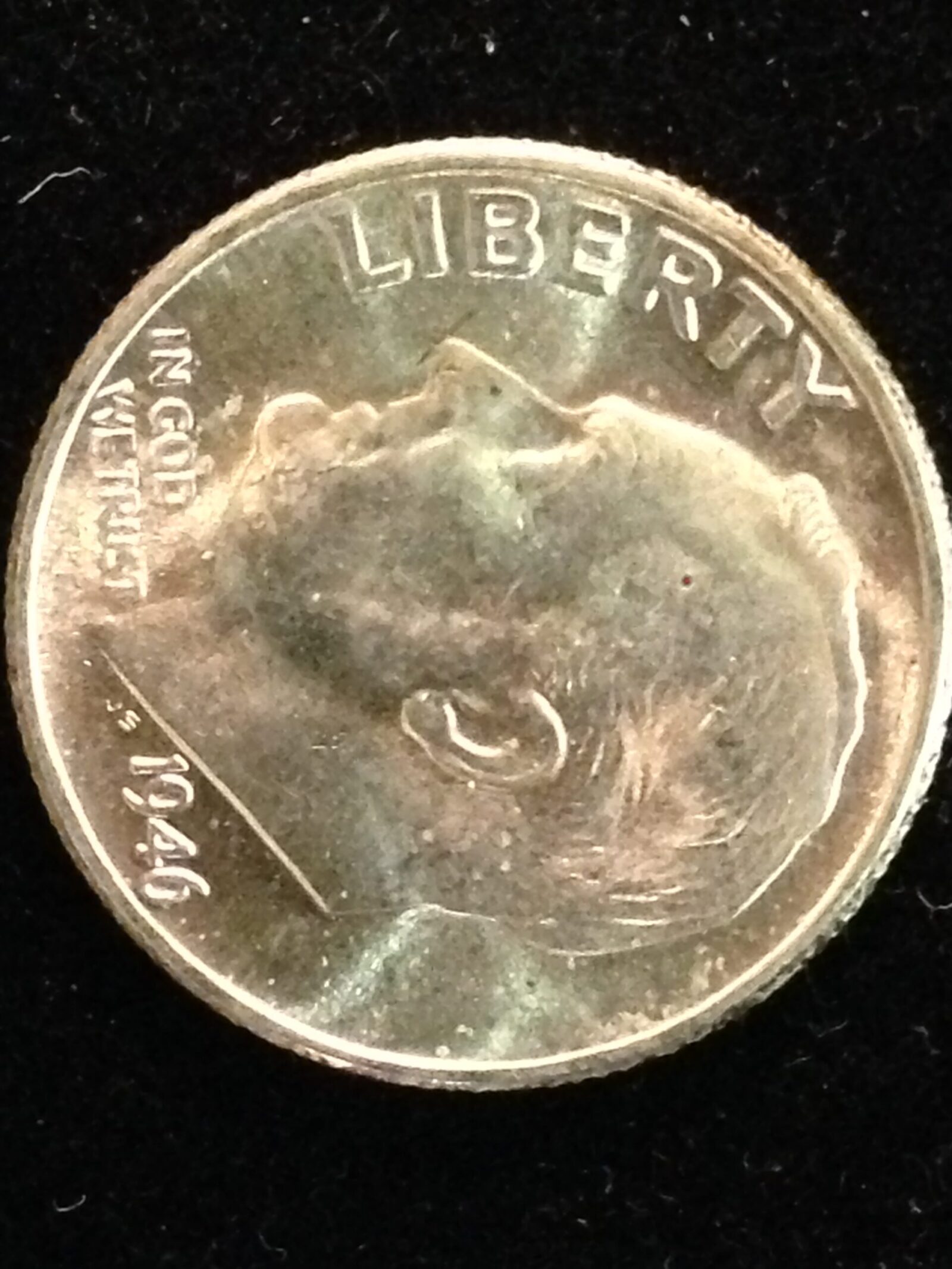 1946 Roosevelt Dime ChBu
