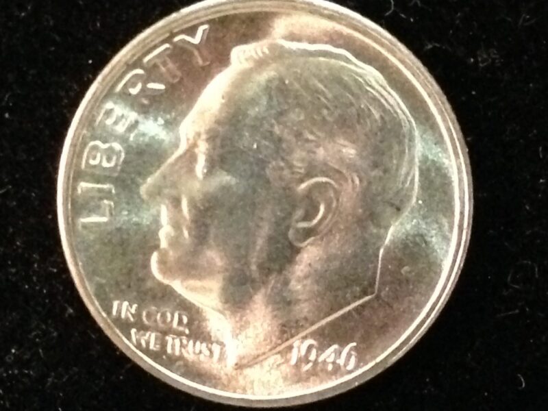 1946-D Roosevelt Dime Gem BU