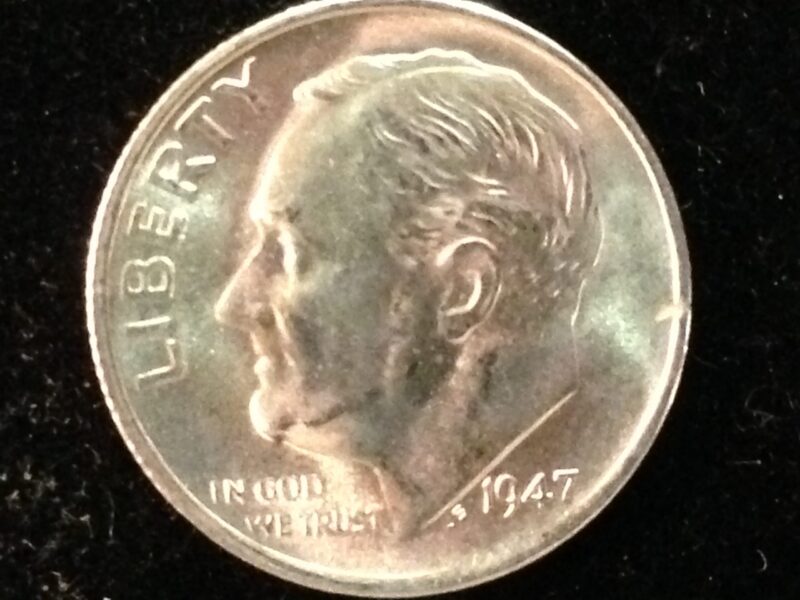 1947-S Roosevelt Dime ChBU
