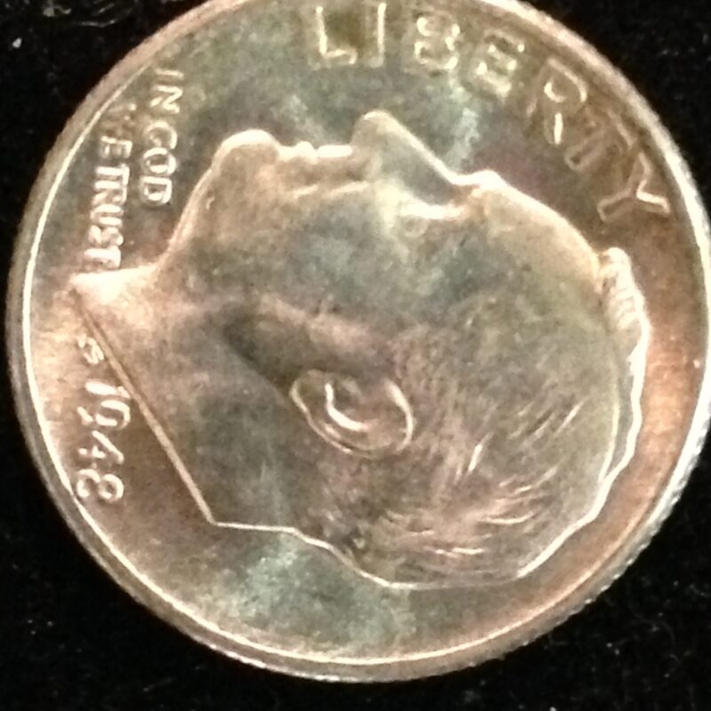 1948 Roosevelt Dime ChBU