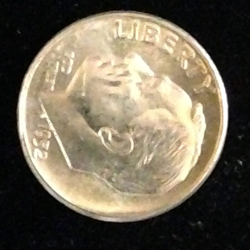 1952 Roosevelt Dime ChBU