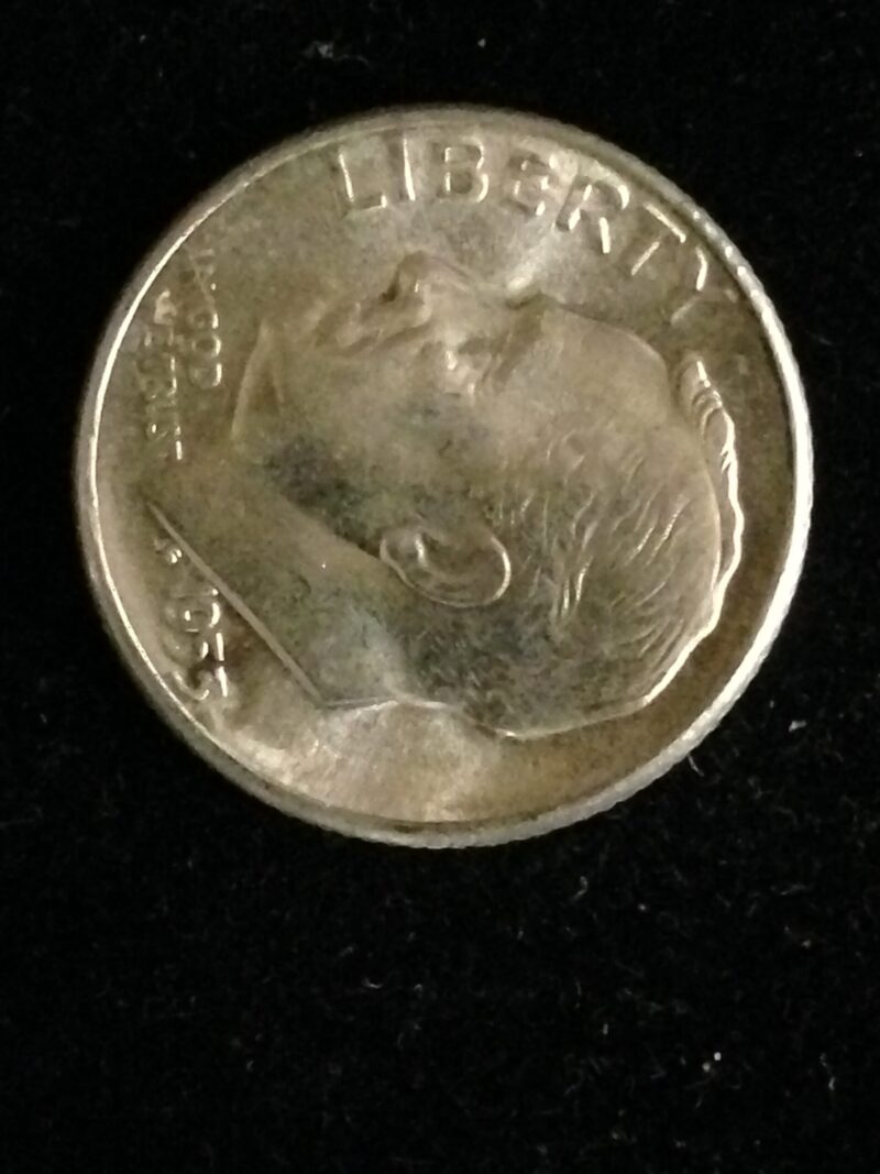 1953 Roosevelt Dime Gem BU
