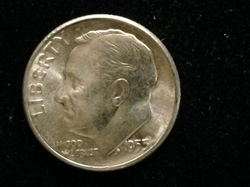1953 Roosevelt Dime Gem BU