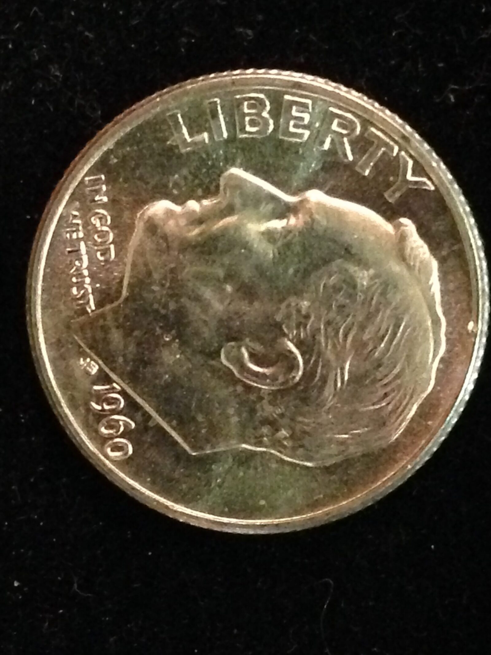 1960 Roosevelt Dime Gem BU