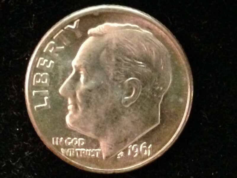 1961-D Roosevelt Dime ChBU