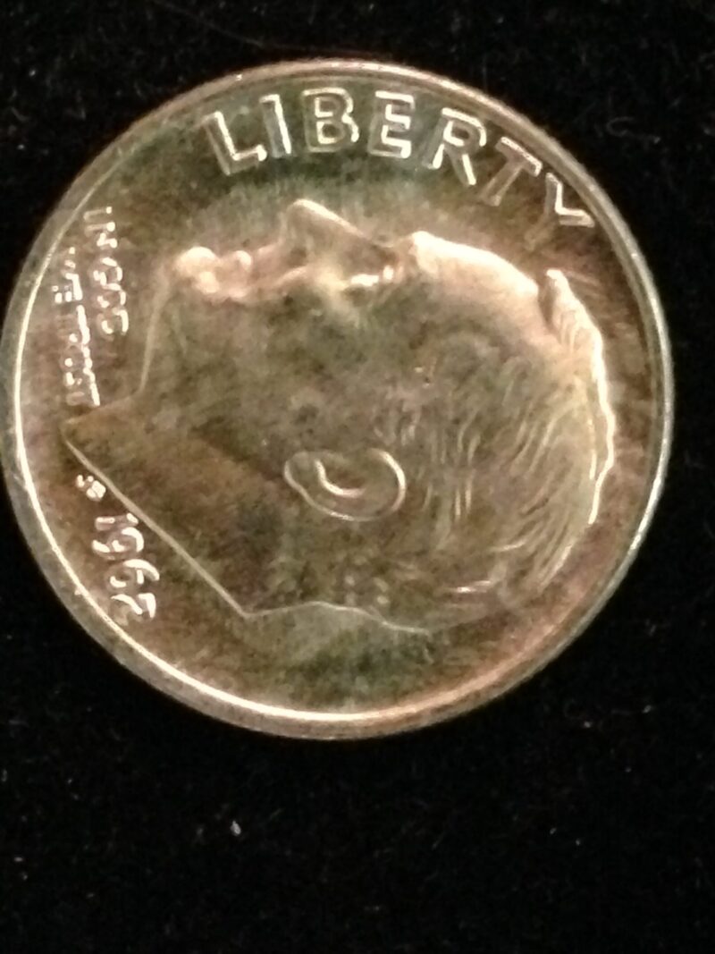 1962 Roosevelt Dime ChBU