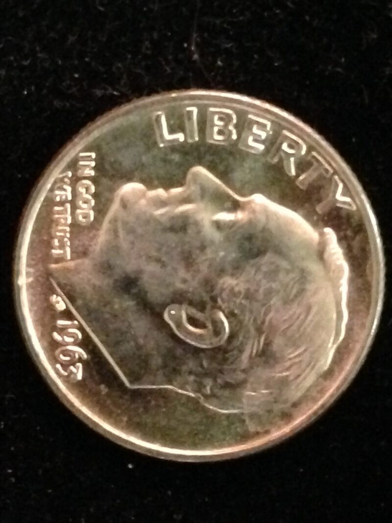 1963 Roosevelt Dime ChBU