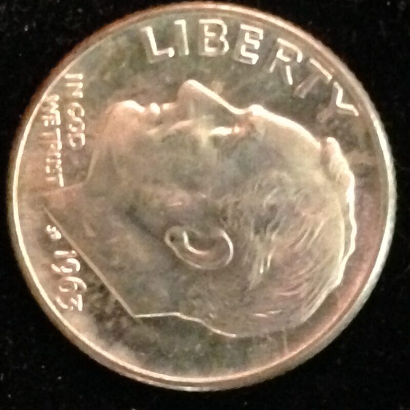 1963-D Roosevelt Dime ChBU