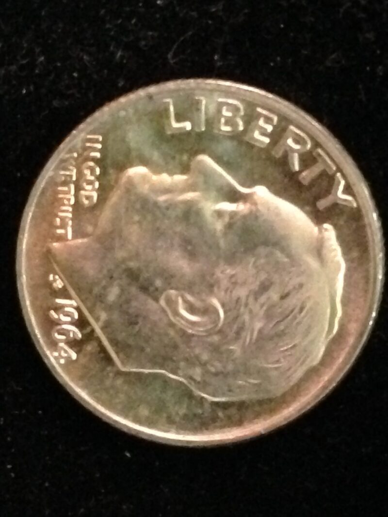 1964 Roosevelt Dime ChBU