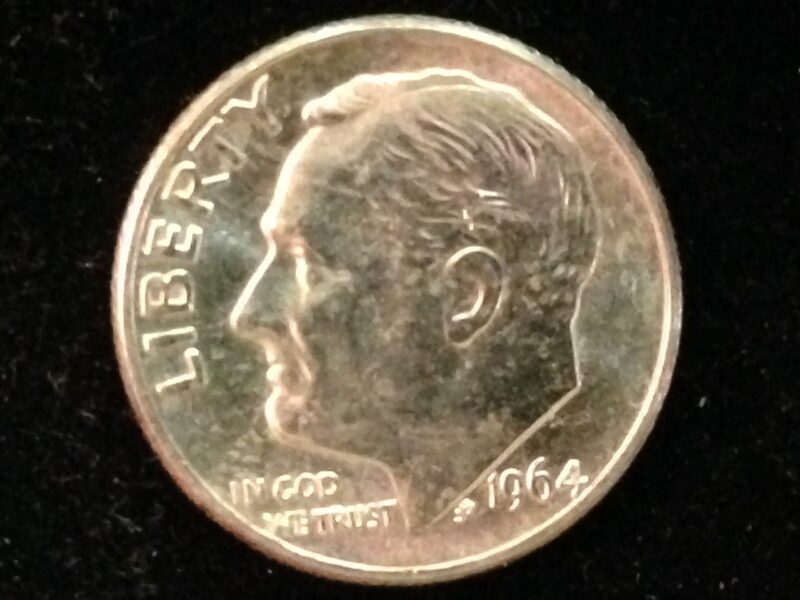 1964-D Roosevelt Dime ChBU