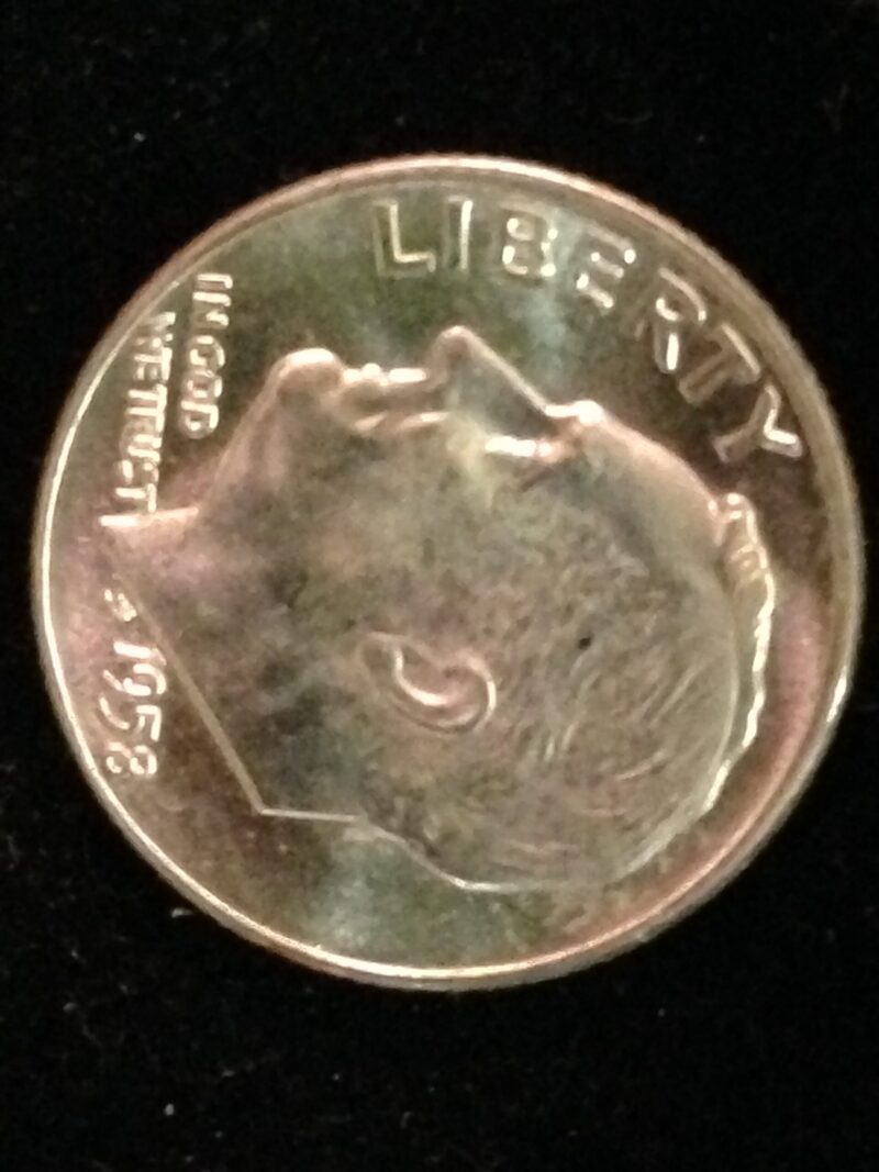 1958-D Roosevelt Dime Gem BU