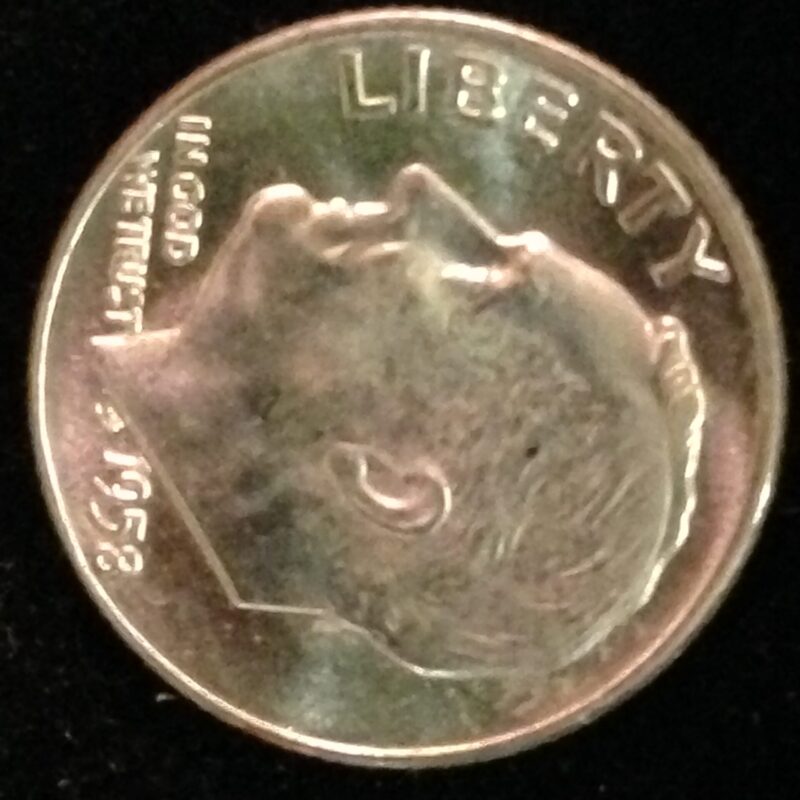 1958-D Roosevelt Dime ChBU