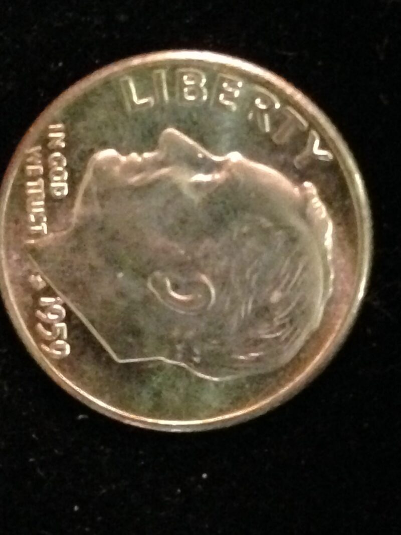 1959 Roosevelt Dime Gem BU