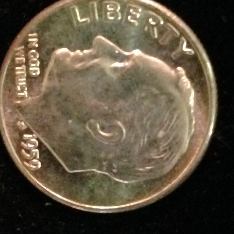 1959 Roosevelt Dime ChBU