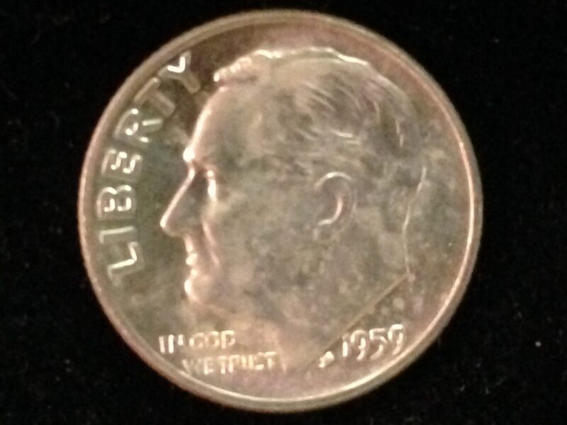 1959-D Roosevelt Dime ChBU